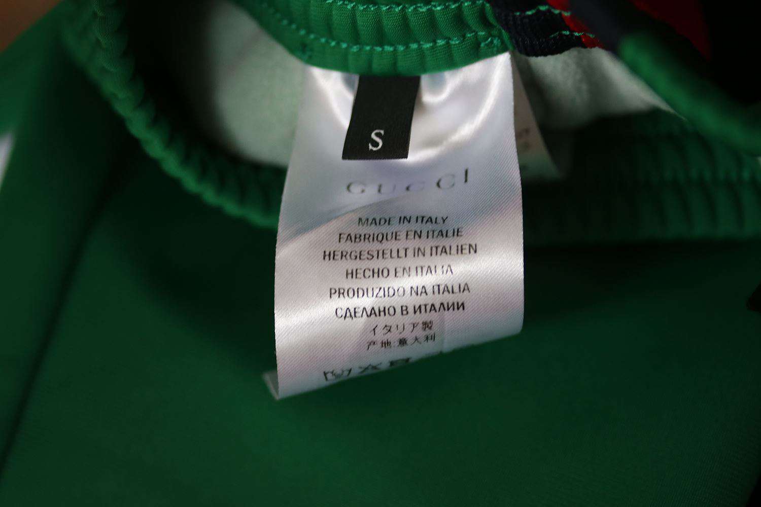 GUCCI STRIPED SATIN-JERSEY TRACK PANTS SMALL - Image 7