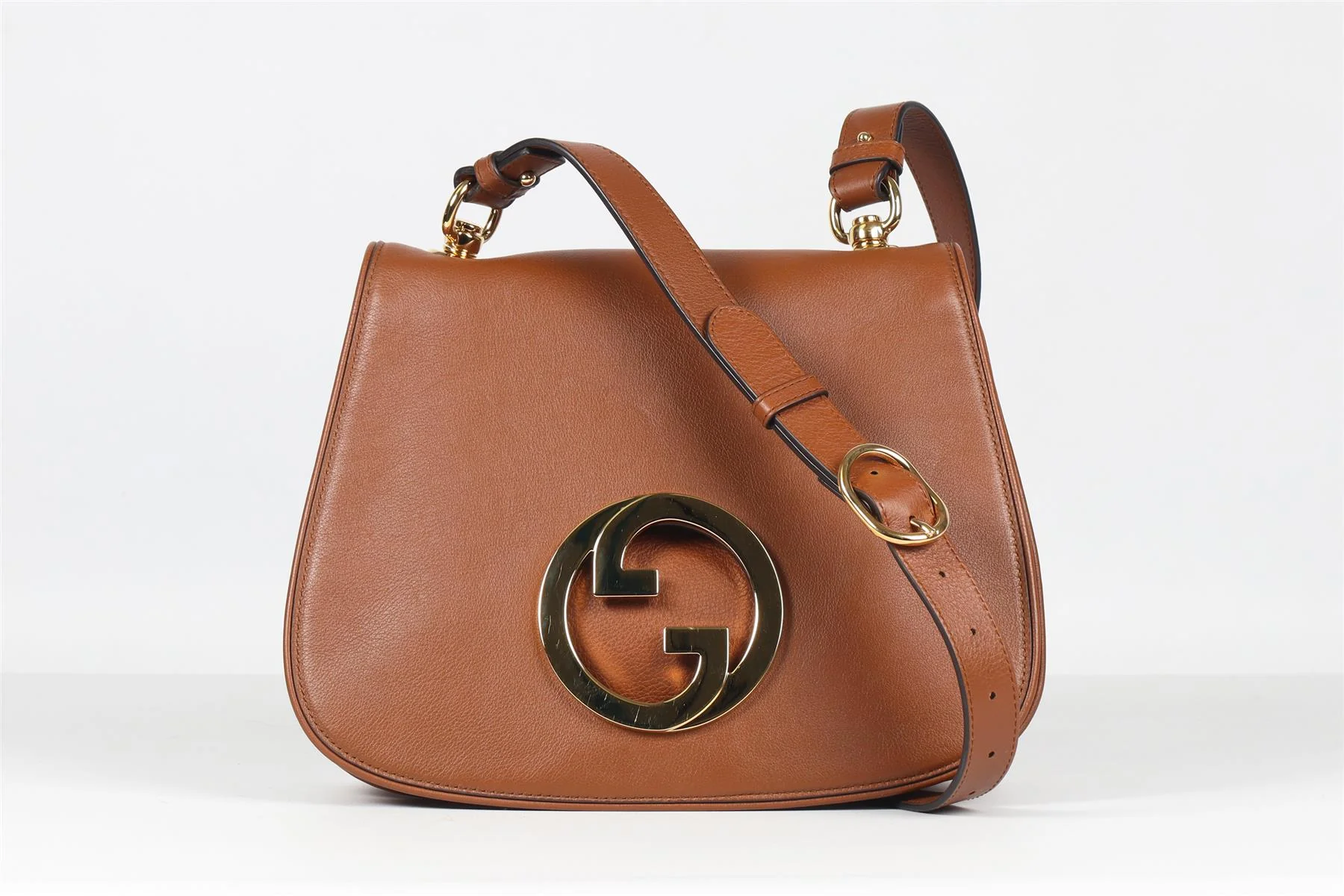 GUCCI TAN BLONDIE MEDIUM GG LEATHER SHOULDER BAG - Image 2