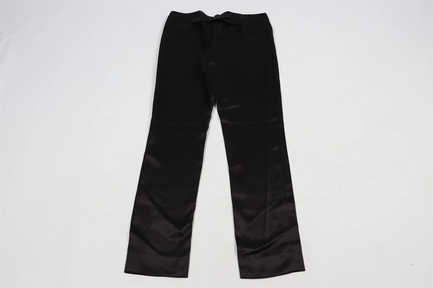 GUCCI VINTAGE SILK BLEND SKINNY PANTS IT 38 UK 6 - Image 4
