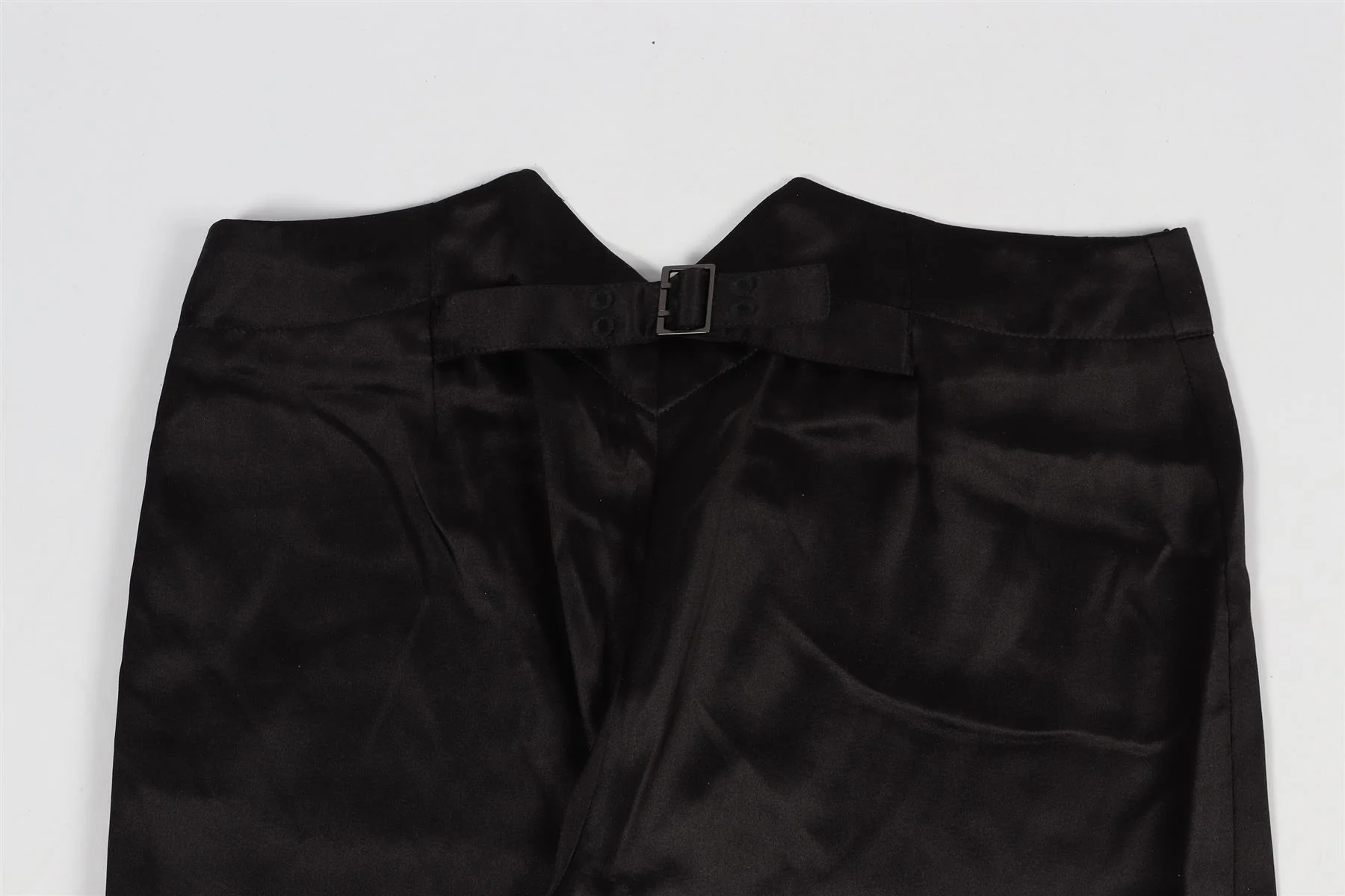 GUCCI VINTAGE SILK BLEND SKINNY PANTS IT 38 UK 6 - Image 5