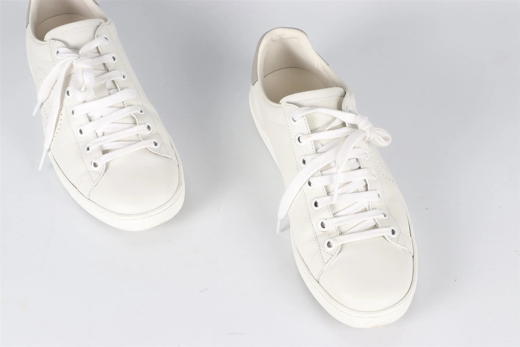 GUCCI WHITE ACE GG LEATHER SNEAKERS EU 38 UK 5 US 8 - Image 4
