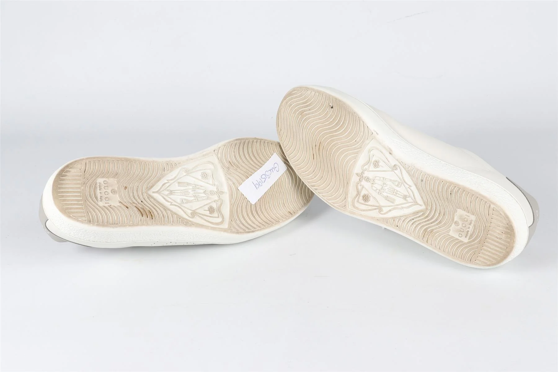 GUCCI WHITE ACE GG LEATHER SNEAKERS EU 38 UK 5 US 8 - Image 6