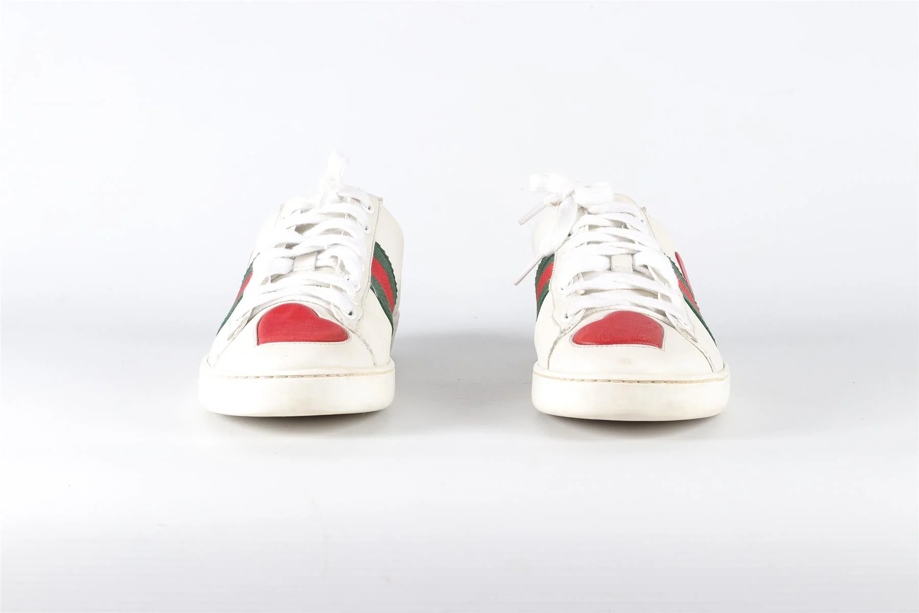 GUCCI WHITE ACE LEATHER SNEAKERS EU 36.5 UK 3.5 US 6.5 - Image 3