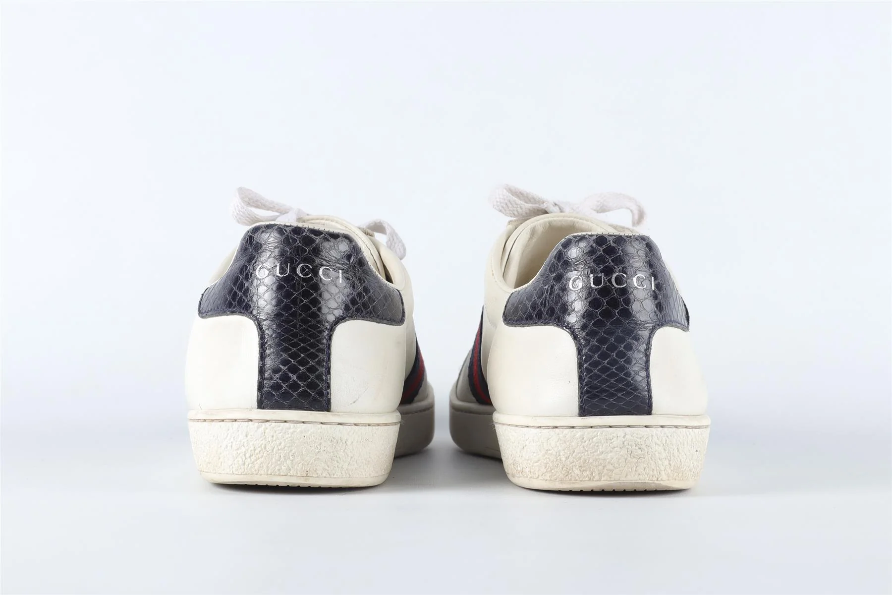 GUCCI WHITE ACE LEATHER SNEAKERS EU 38 UK 5 US 8 - Image 5