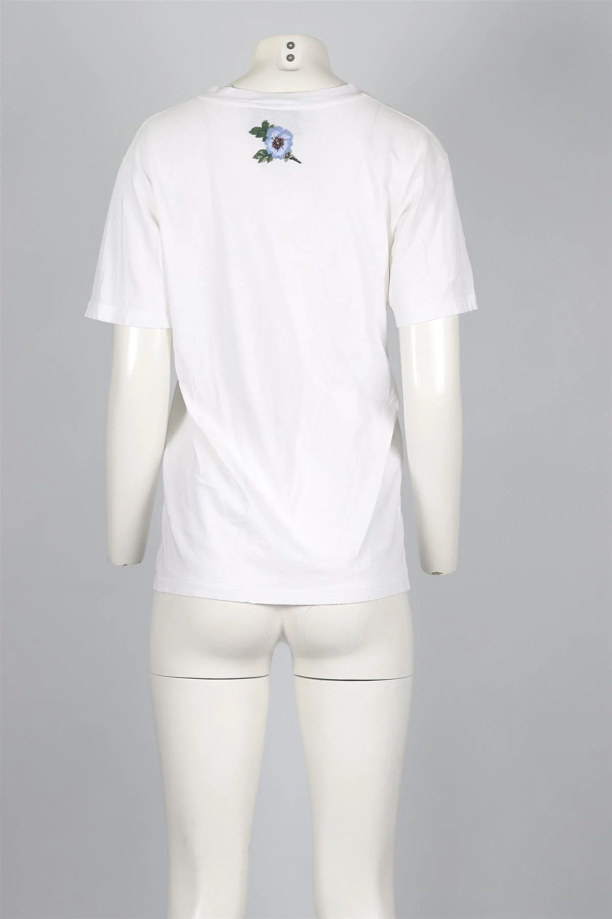 GUCCI WHITE COTTON T-SHIRT XXSMALL - Image 4