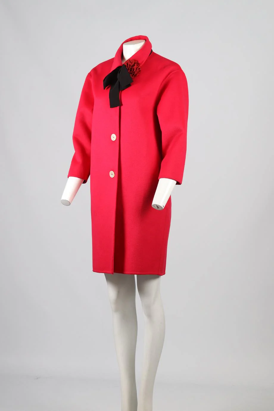 GUCCI WOOL AND ANGORA BLEND COAT IT 42 UK 10 - Image 3