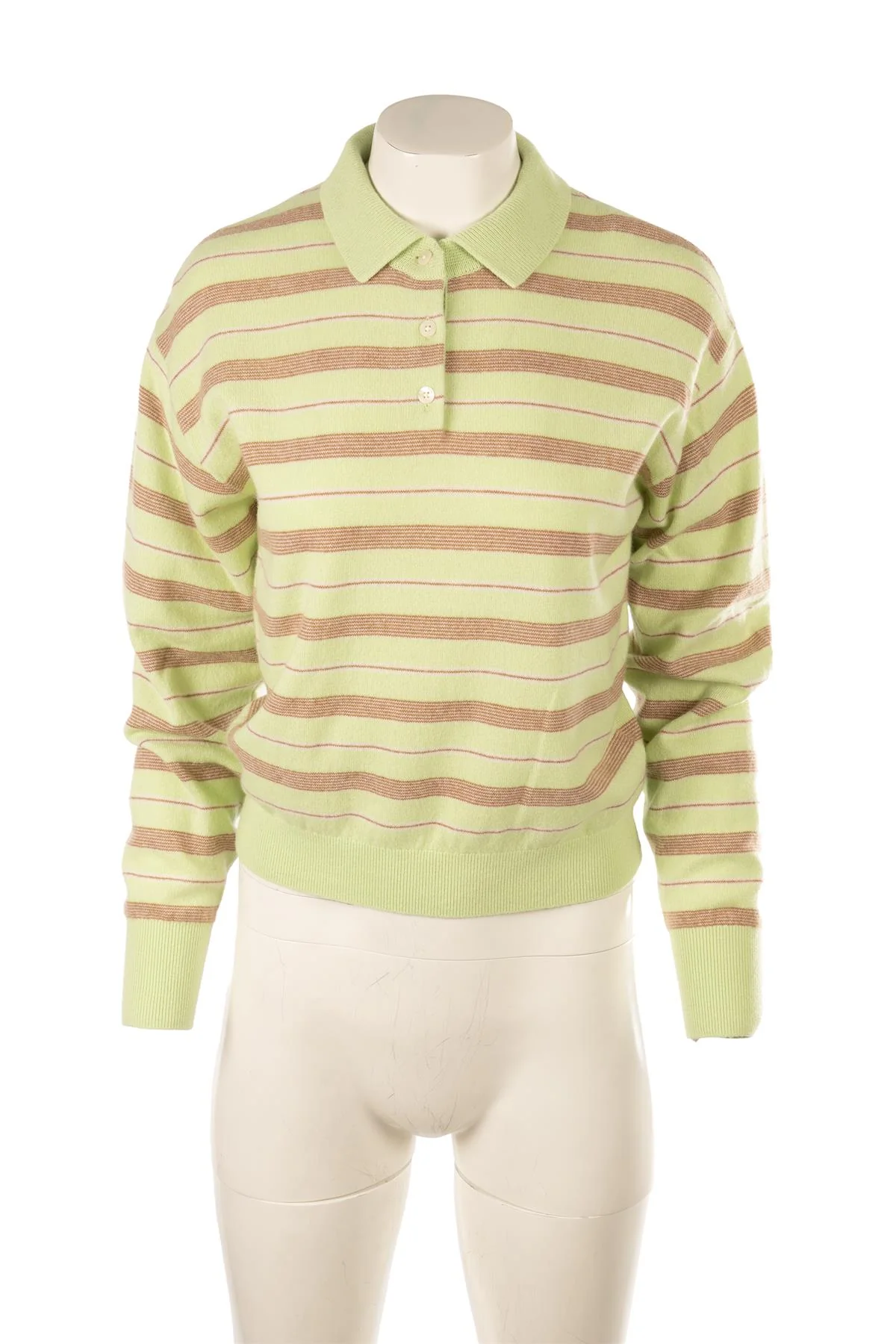 GUEST IN RESIDENCE GREEN CASHMERE SWEATER SMALL - Image 2