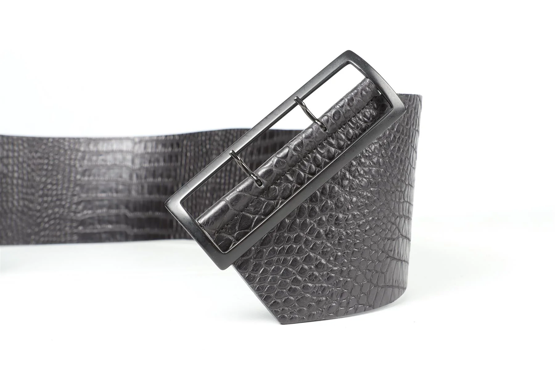 HAIDER ACKERMANN BLACK 2011 LEATHER WAIST BELT SMALL - Image 7