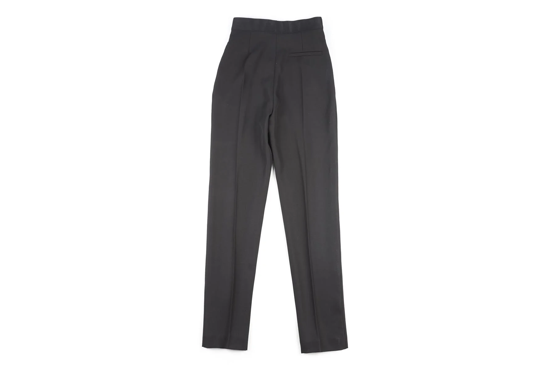 HAIDER ACKERMANN BLACK WOOL STRAIGHT LEG PANTS FR 36 UK 8 - Image 4