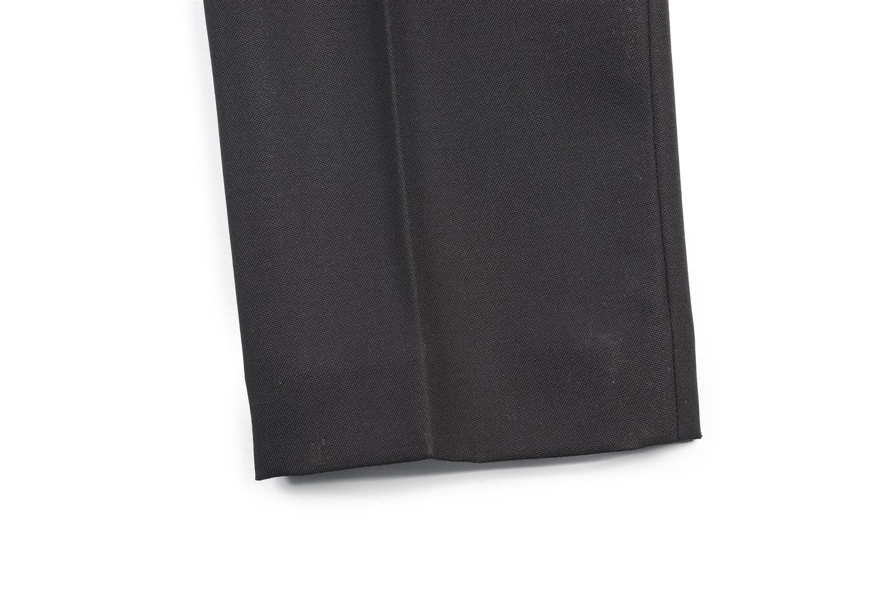 HAIDER ACKERMANN BLACK WOOL STRAIGHT LEG PANTS FR 36 UK 8 - Image 5