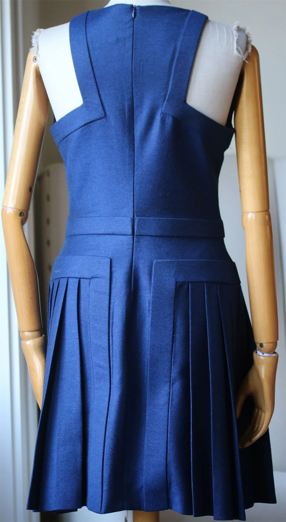 HAKAAN PANEL PLEATED MINI DRESS UK 12 - Image 4