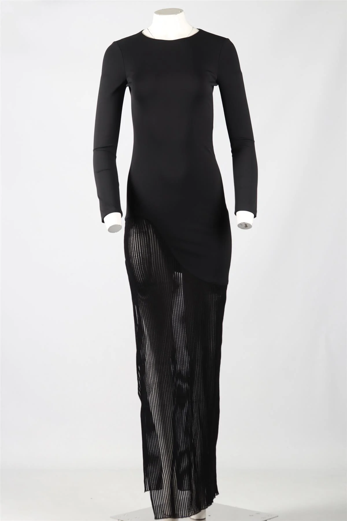 HANEY BLACK JERSEY MAXI DRESS US 0 UK 4 - Image 2