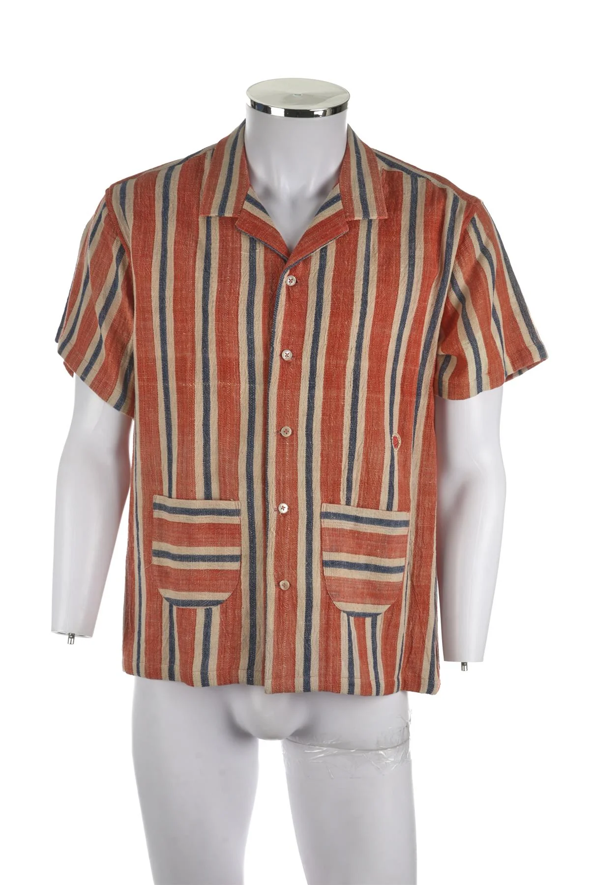 HARAGO MULTI MEN'S COTTON SHIRT SMALL - Image 2