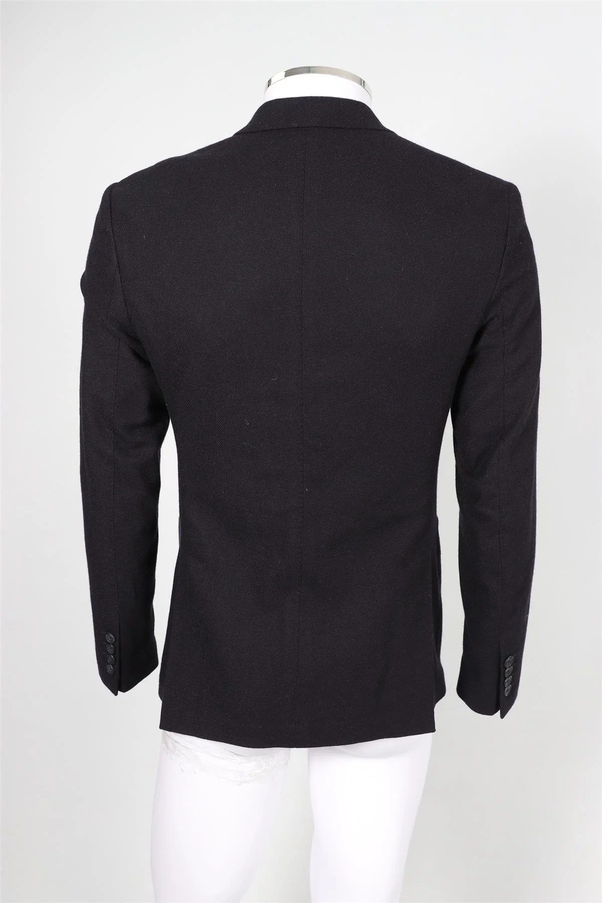 HARDY AMIES NAVY MEN'S CASHMERE BLAZER UK 36 - Image 4