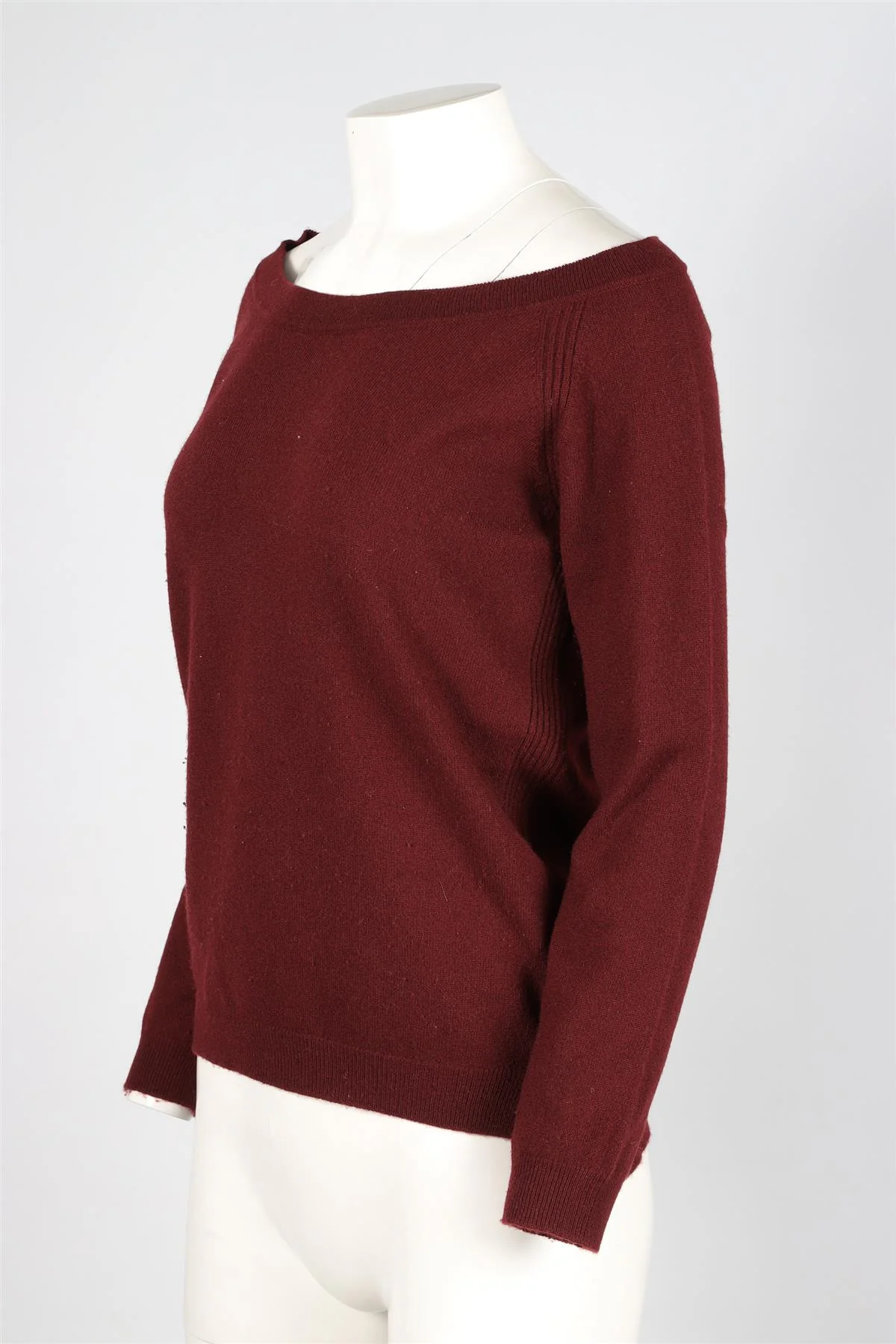 HARROD OF LONDON RED CASHMERE SWEATER SMALL - Image 3