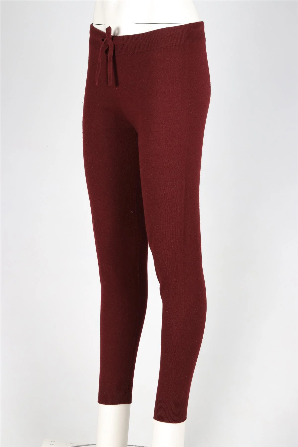 HARROD OF LONDON RED CASHMERE TRACK PANTS SMALL - Image 3