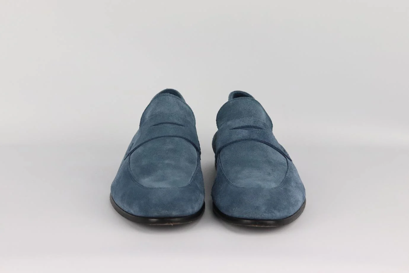 HARRYS OF LONDON MEN'S SUEDE LOAFERS EU 41.5 UK 7.5 US 8.5 - Image 3