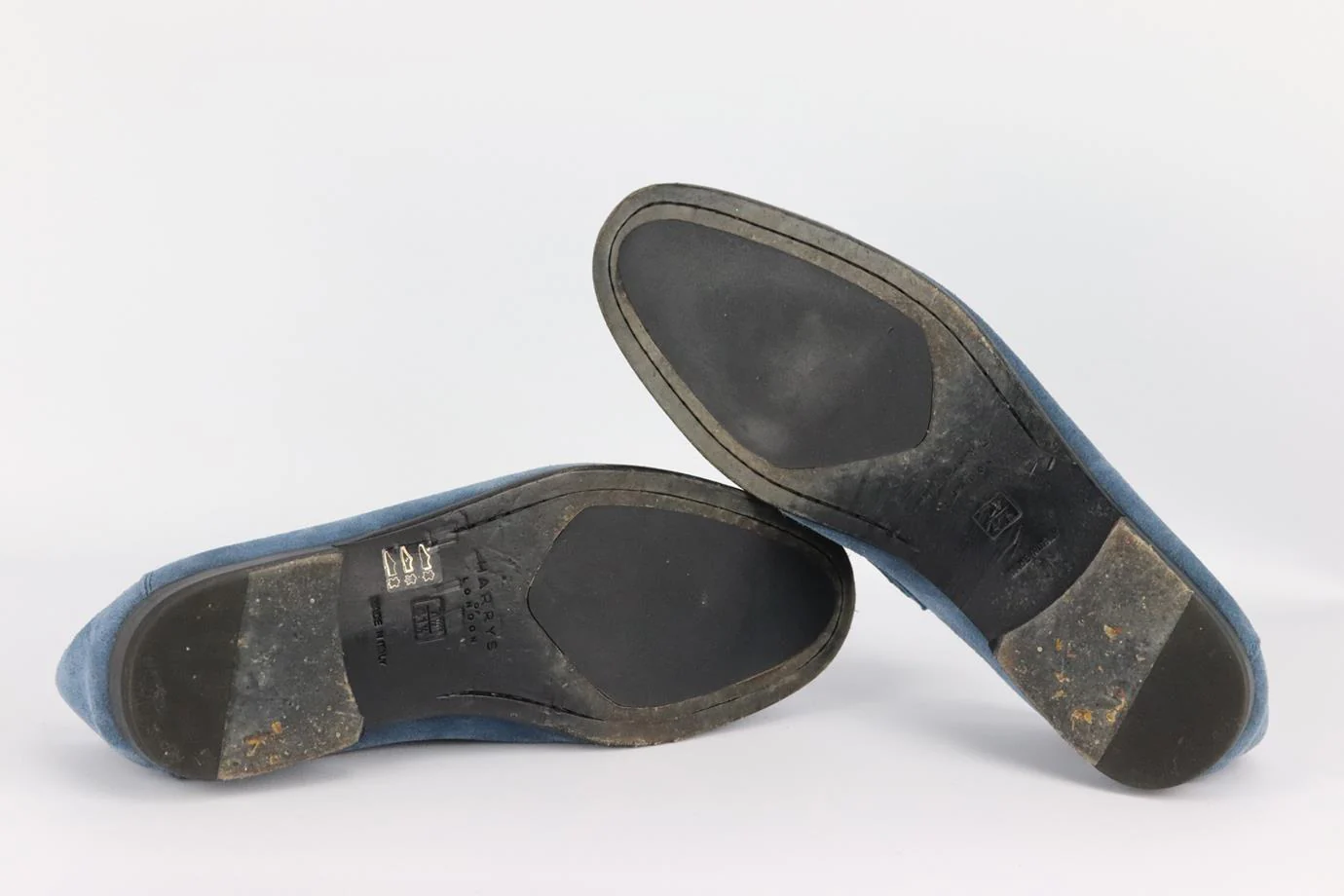 HARRYS OF LONDON MEN'S SUEDE LOAFERS EU 41.5 UK 7.5 US 8.5 - Image 5
