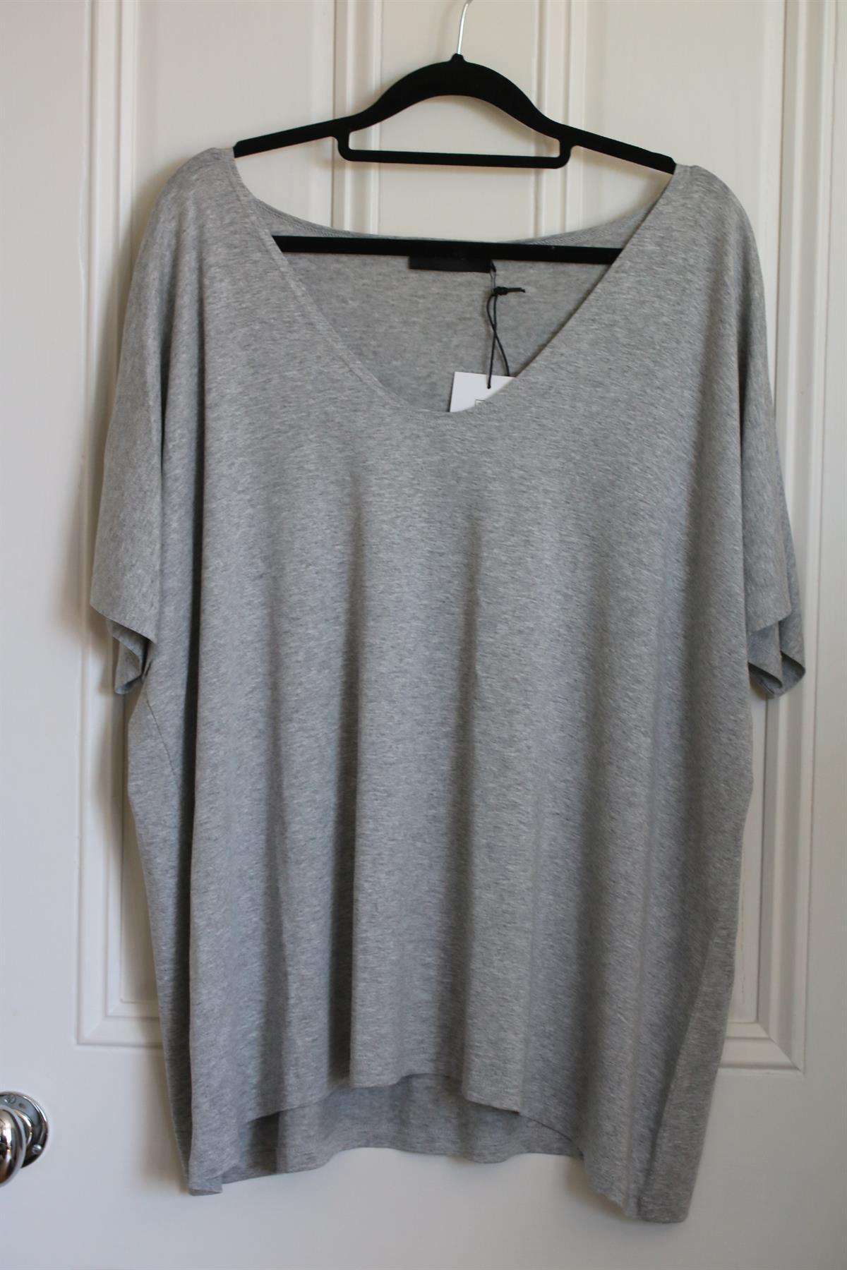 HATCH THE PERFECT VEE STRETCH JERSEY T-SHIRT UK 10 - Image 2