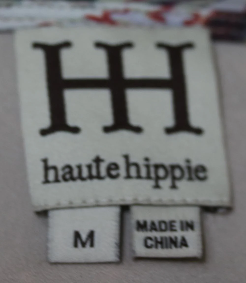 HAUTE HIPPIE LACE UP SILK DRESS MEDIUM - Image 5