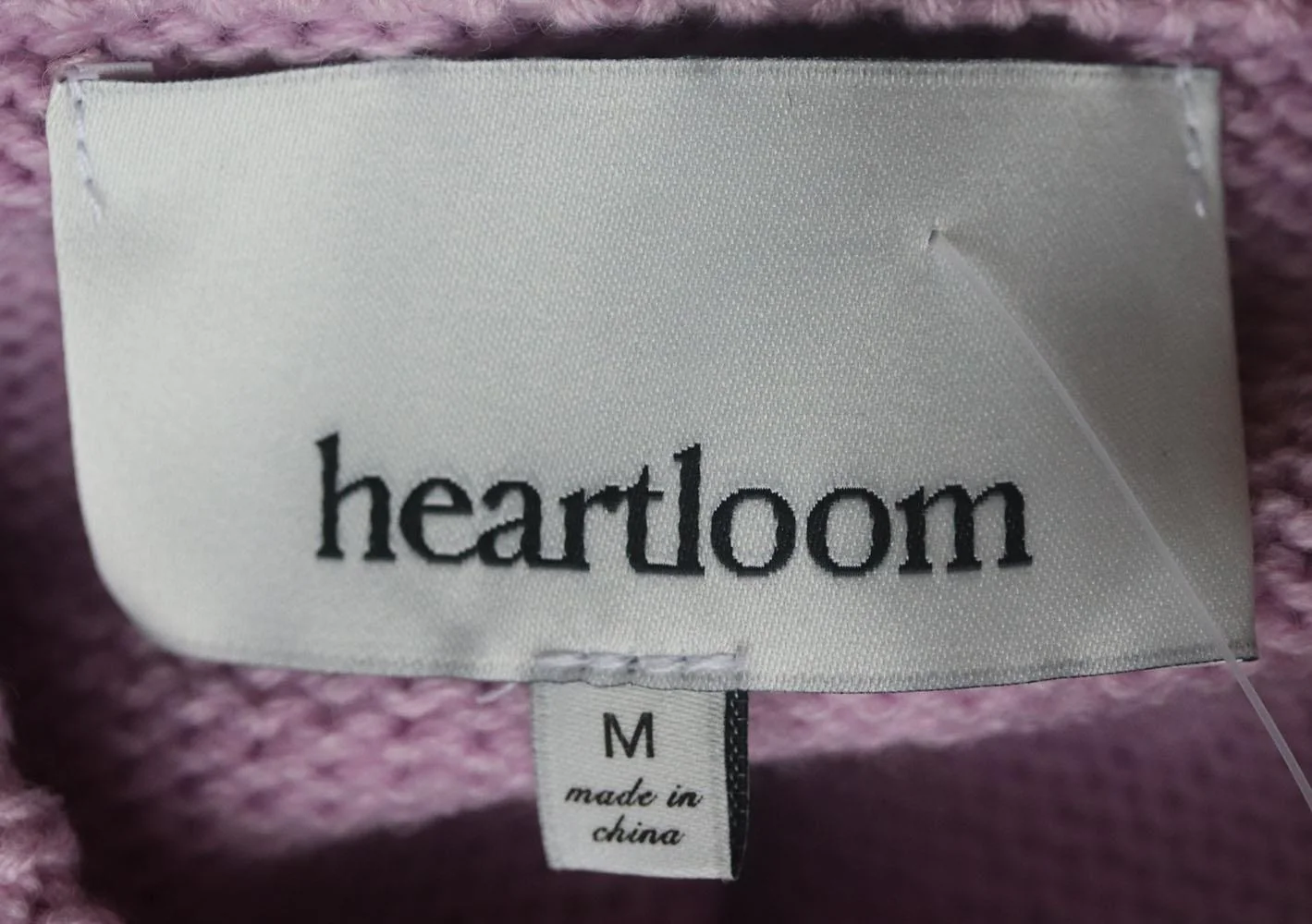 HEARTLOOM CABLE KNITTED SWEATER MEDIUM - Image 5
