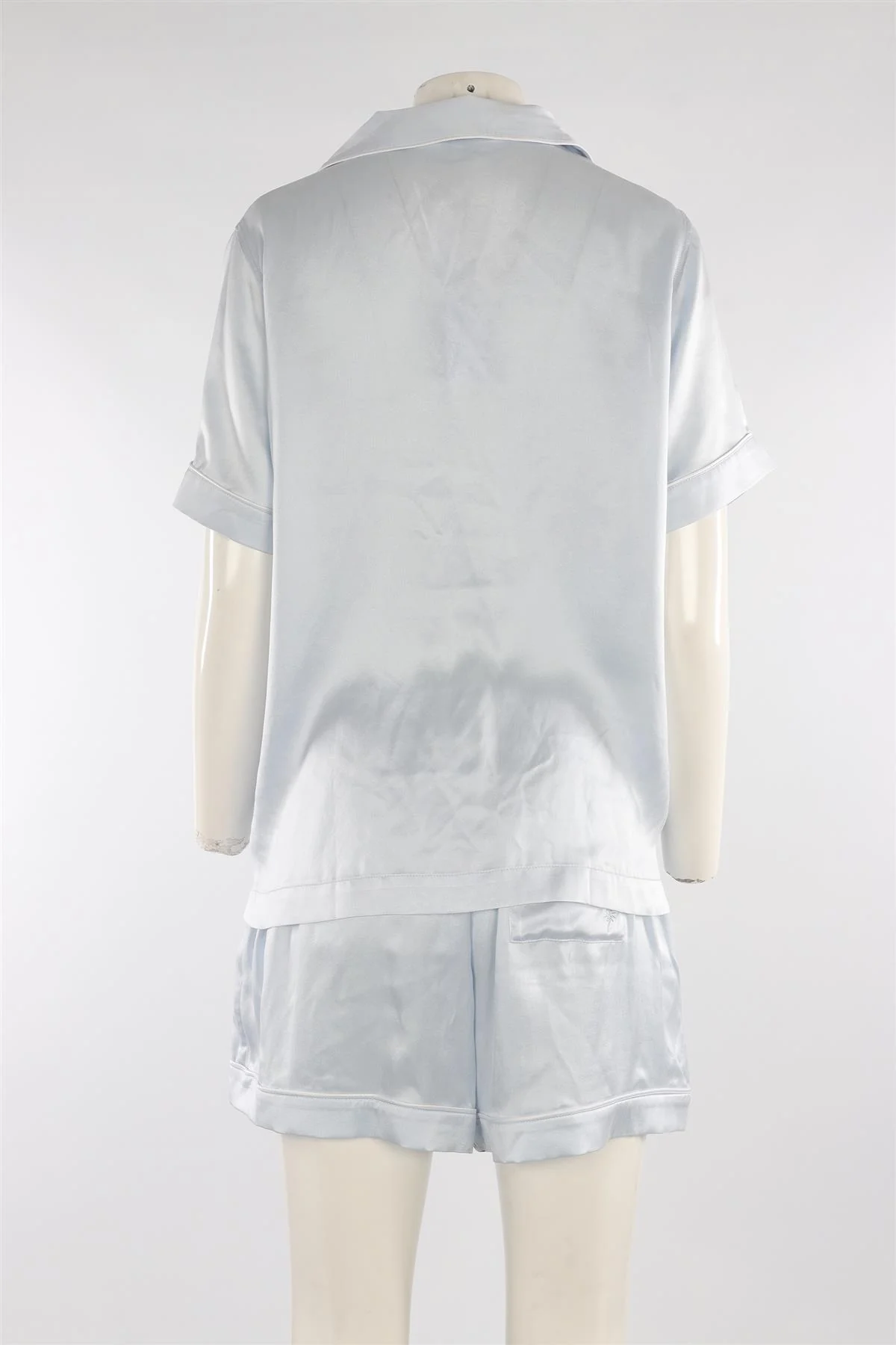 HEIDI KLEIN BLUE SILK PYJAMA SETS MEDIUM - Image 4