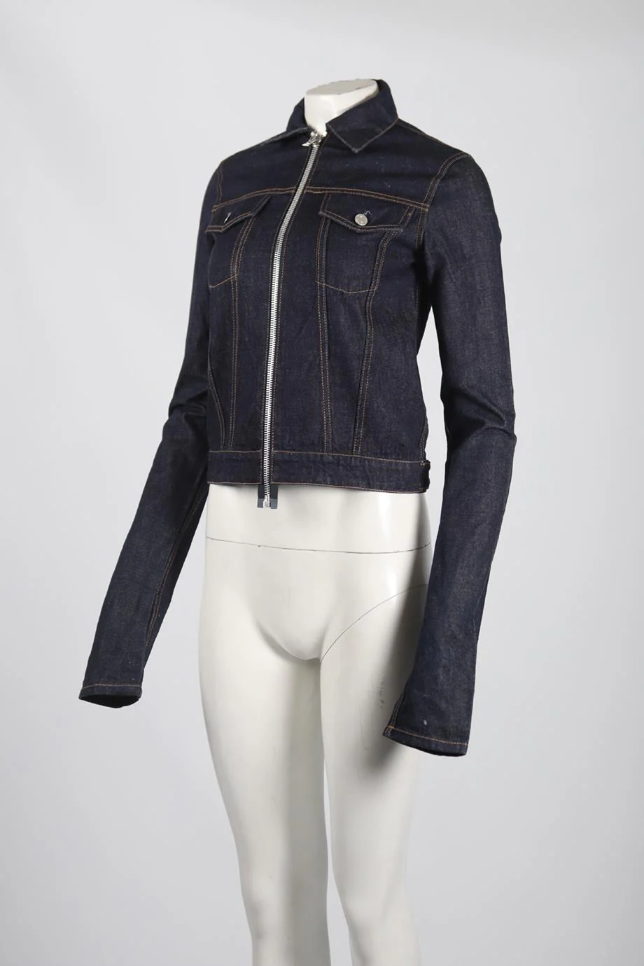 HELMUT LANG DENIM JACKET XSMALL - Image 3