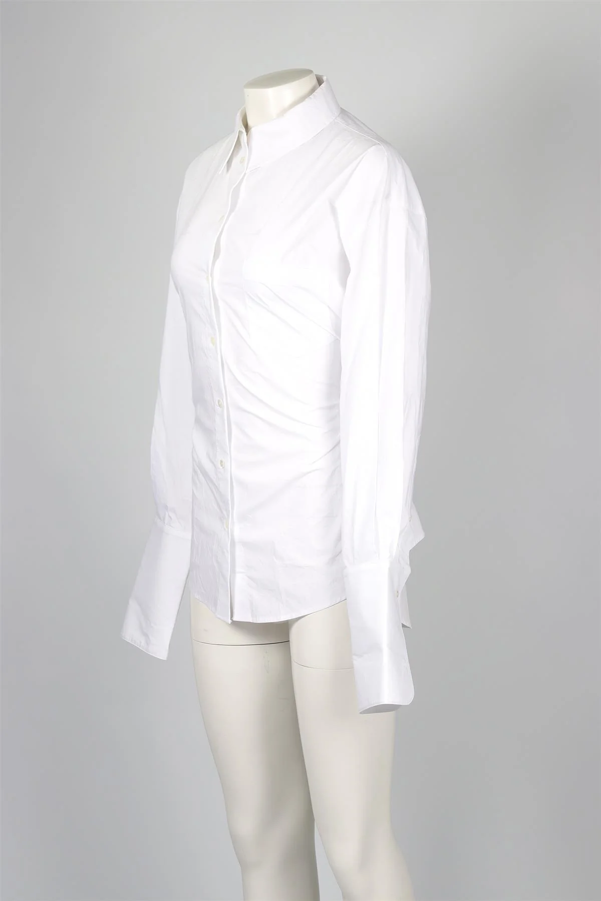 HELSA WHITE COTTON SHIRT SMALL - Image 3