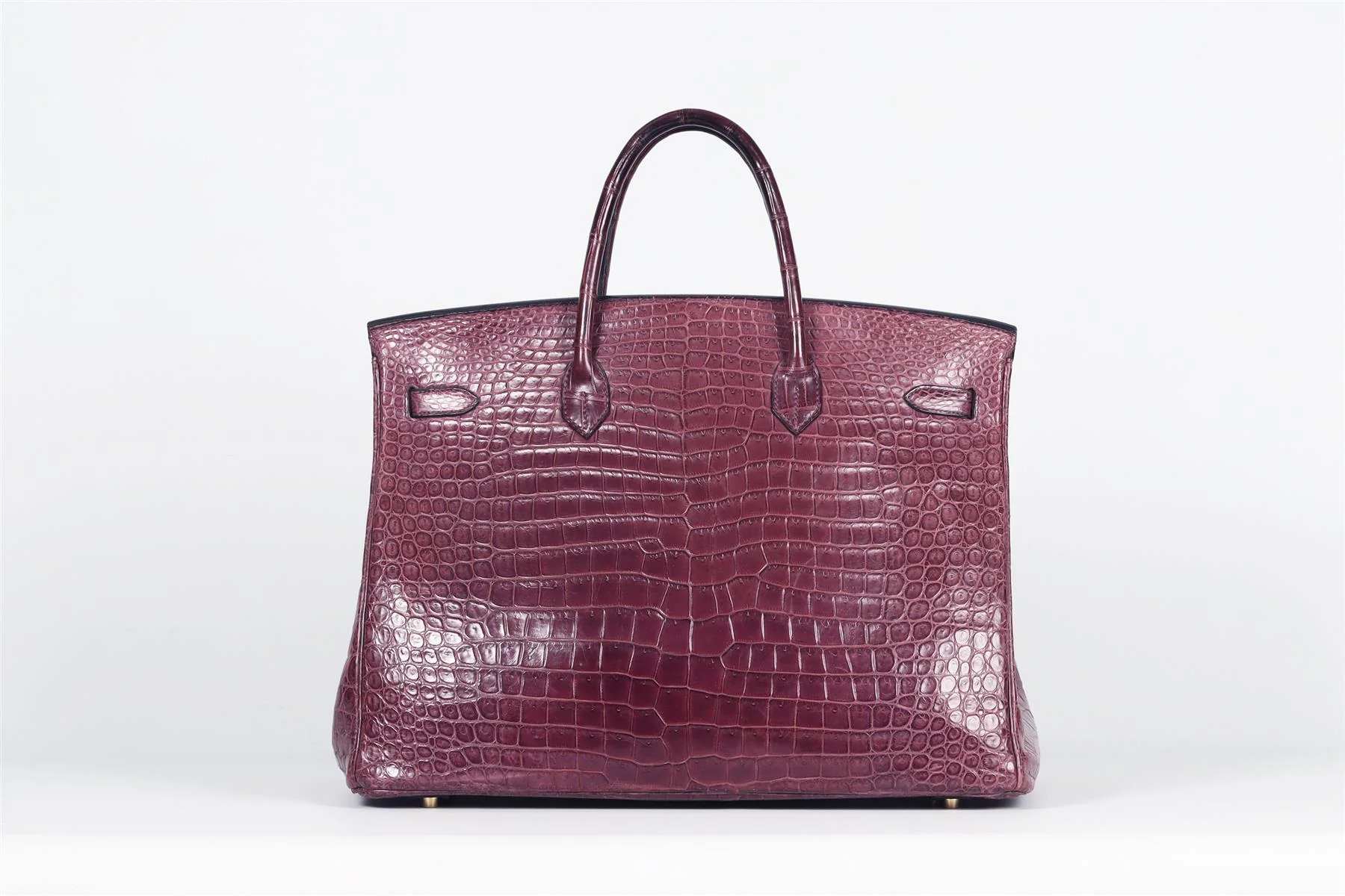 HERMÈS 2009 BIRKIN 40CM MATTE ALLIGATOR LEATHER BAG - Image 6