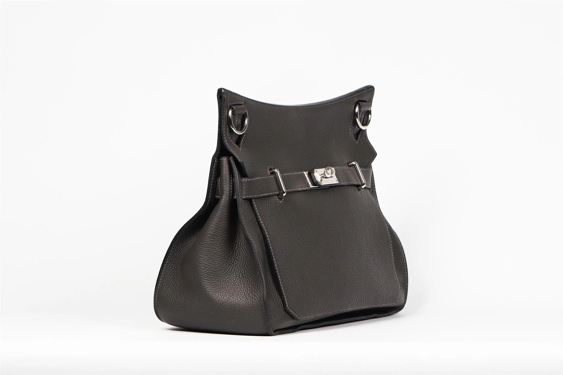 HERMÈS 2009 JYPSIERE 36CM CLEMENCE LEATHER SHOULDER BAG - Image 3