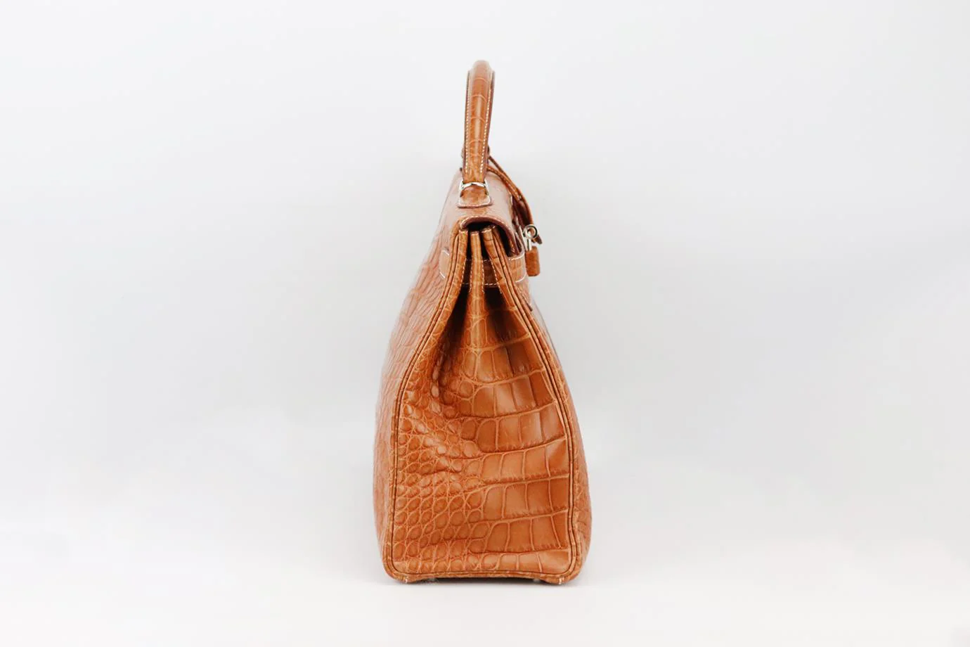HERMÈS 2010 KELLY 40CM MATTE ALLIGATOR MISSISSIPPIENSIS LEATHER BAG - Image 3