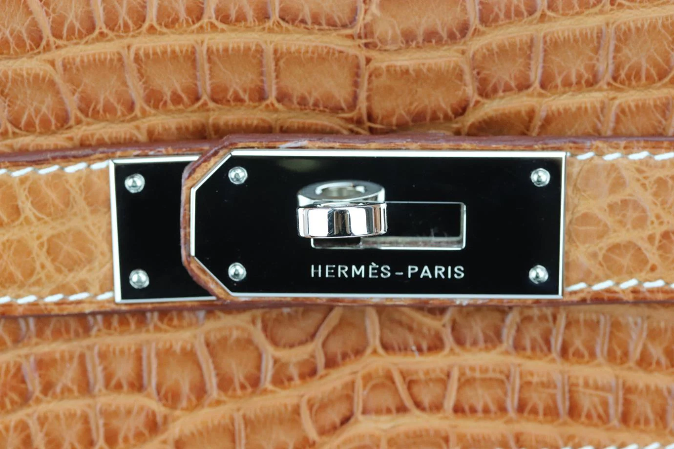 HERMÈS 2010 KELLY 40CM MATTE ALLIGATOR MISSISSIPPIENSIS LEATHER BAG - Image 7