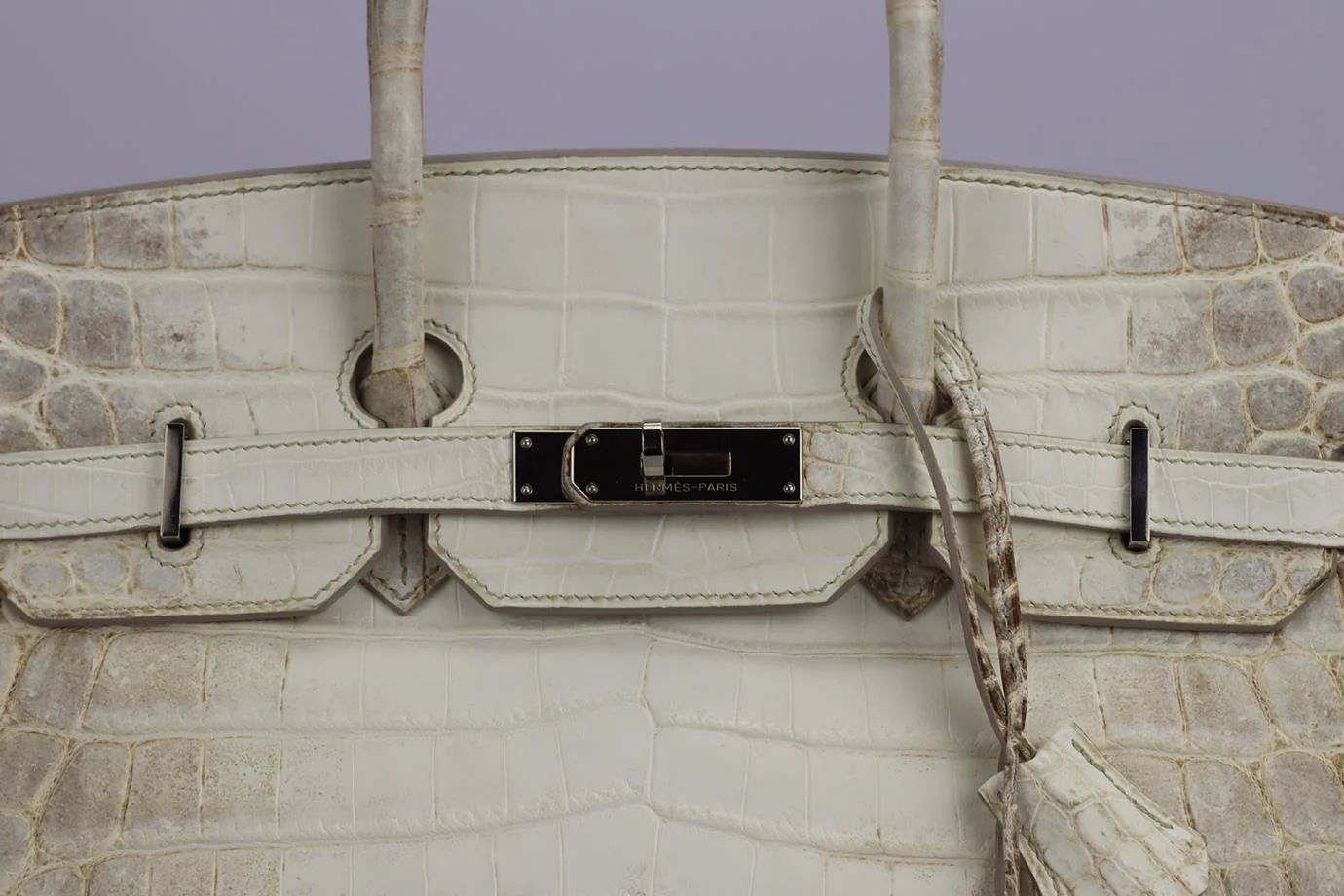HERMÈS 2011 BIRKIN 35CM HIMALAYAN MATTE NILOTICUS CROCODILE BAG - Image 3