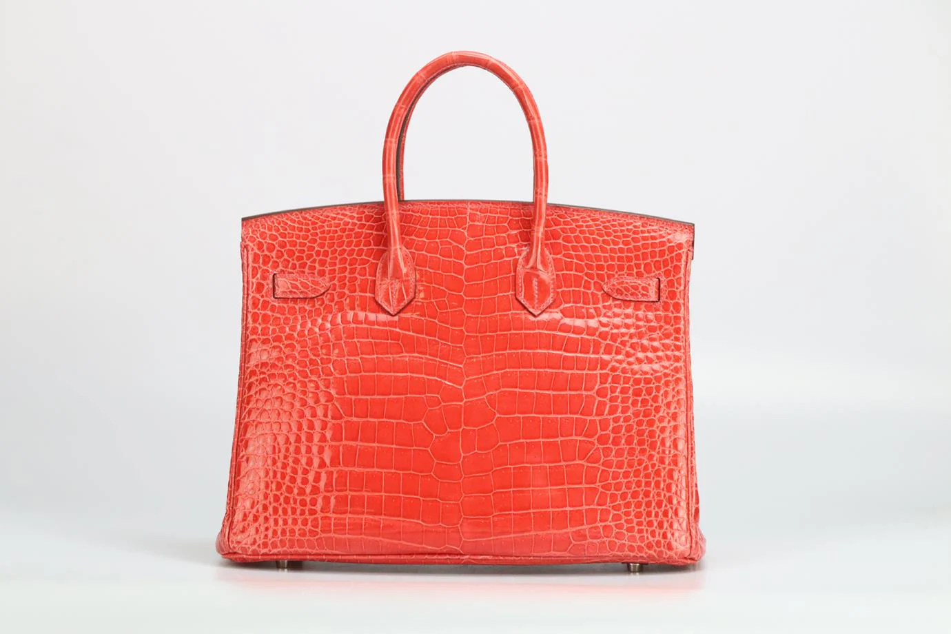 HERMÈS 2011 BIRKIN 35CM SHINY POROSUS CROCODILE LEATHER BAG - Image 17