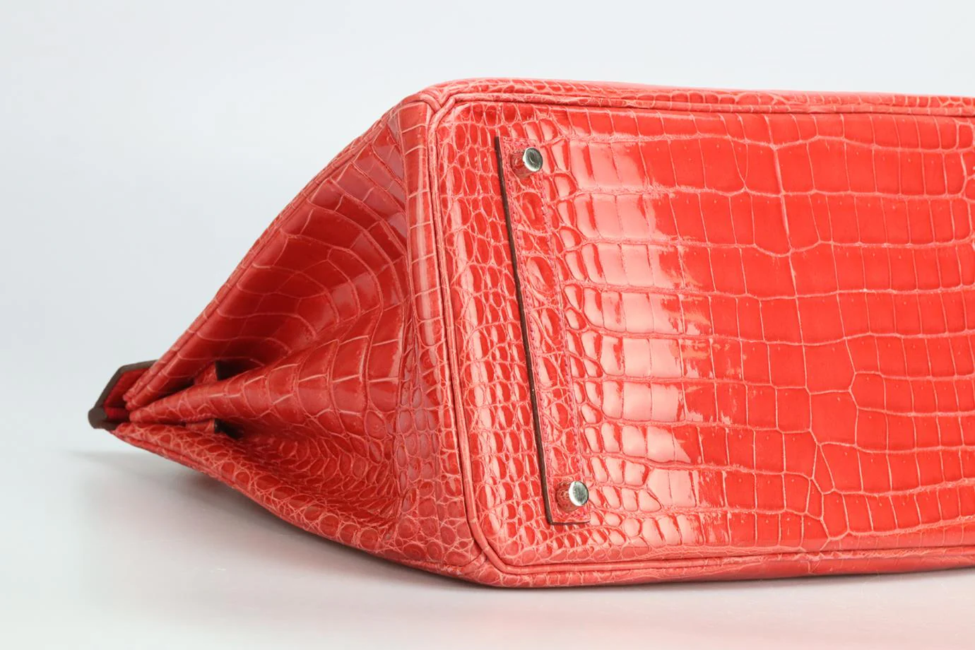 HERMÈS 2011 BIRKIN 35CM SHINY POROSUS CROCODILE LEATHER BAG - Image 21