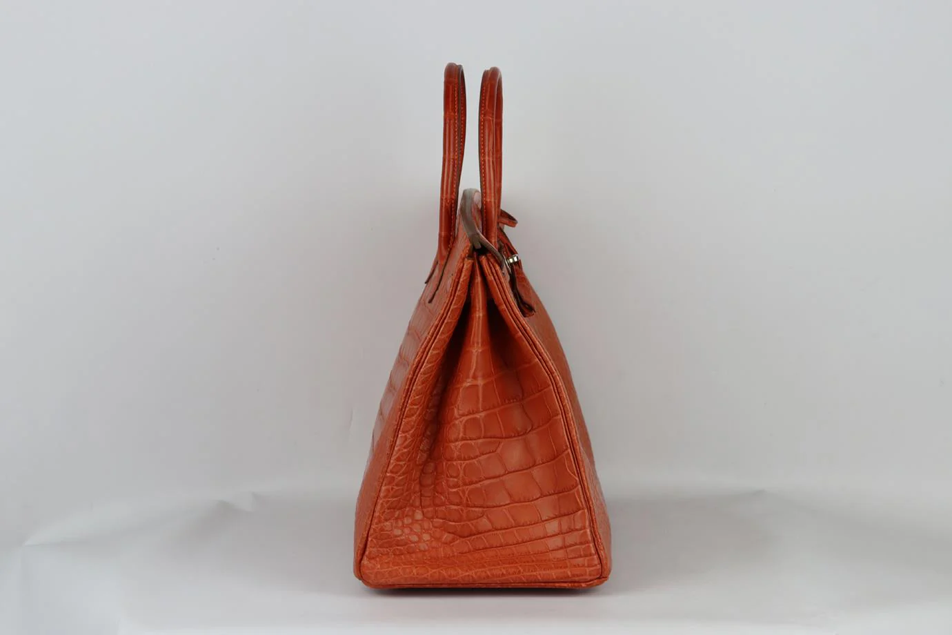HERMÈS 2011 BIRKIN 40CM MATTE ALLIGATOR MISSISSIPPIENSIS LEATHER BAG - Image 4