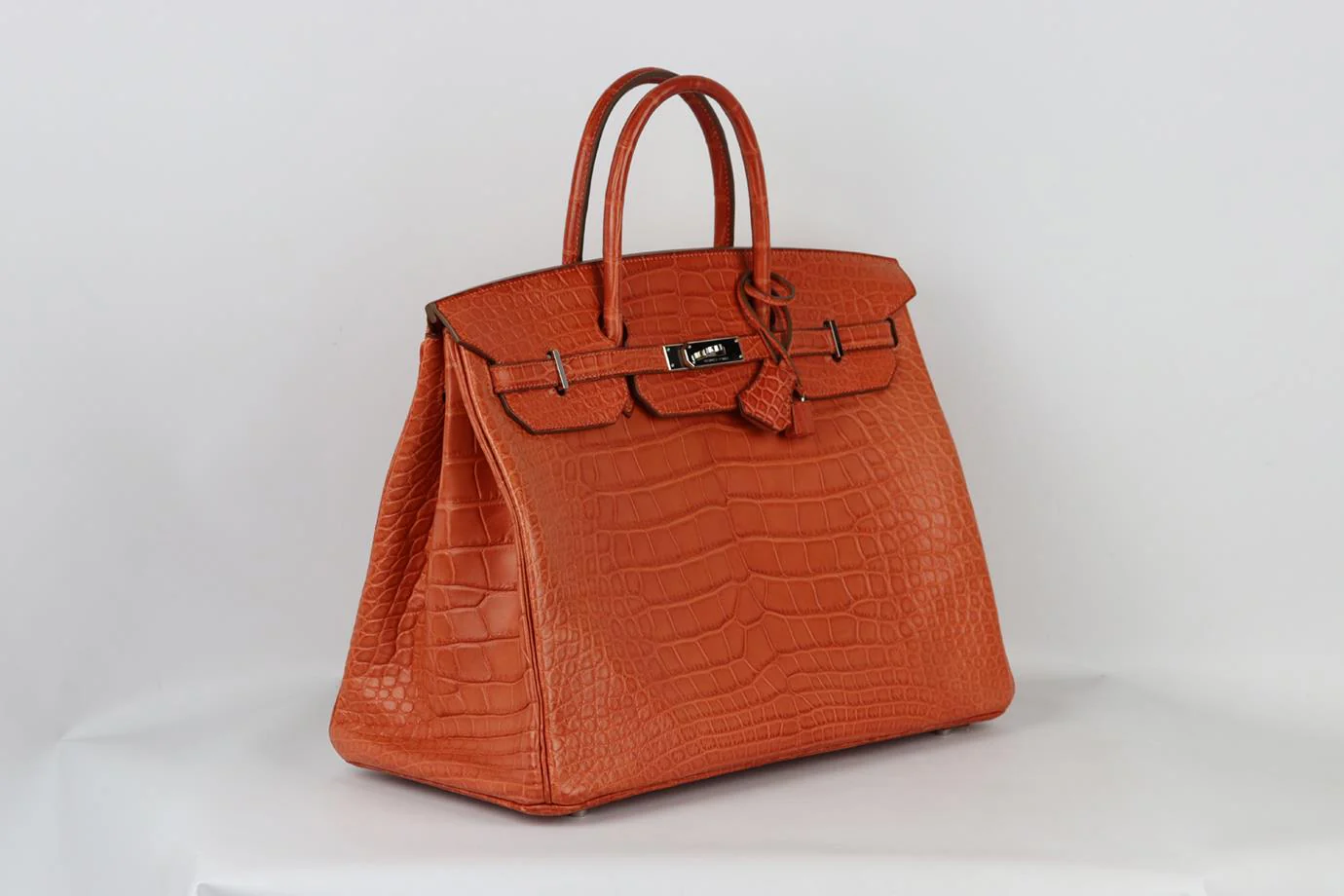 HERMÈS 2011 BIRKIN 40CM MATTE ALLIGATOR MISSISSIPPIENSIS LEATHER BAG - Image 5