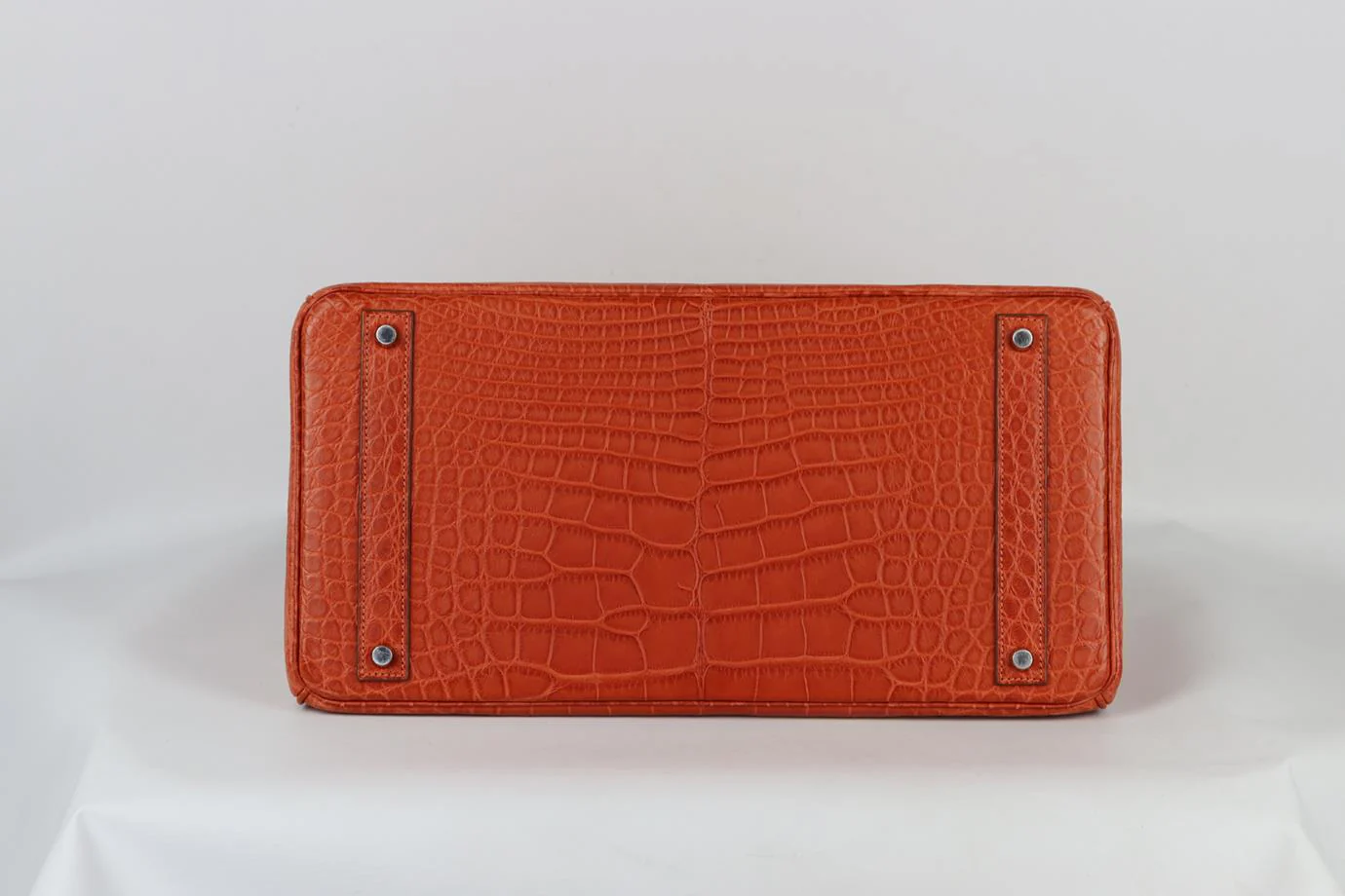 HERMÈS 2011 BIRKIN 40CM MATTE ALLIGATOR MISSISSIPPIENSIS LEATHER BAG - Image 6