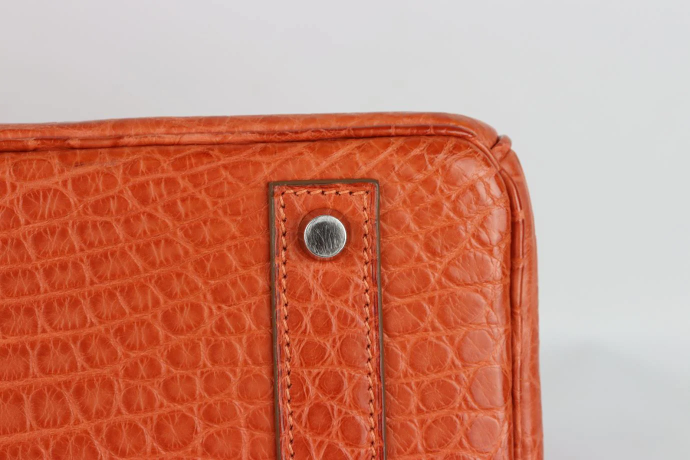 HERMÈS 2011 BIRKIN 40CM MATTE ALLIGATOR MISSISSIPPIENSIS LEATHER BAG - Image 7
