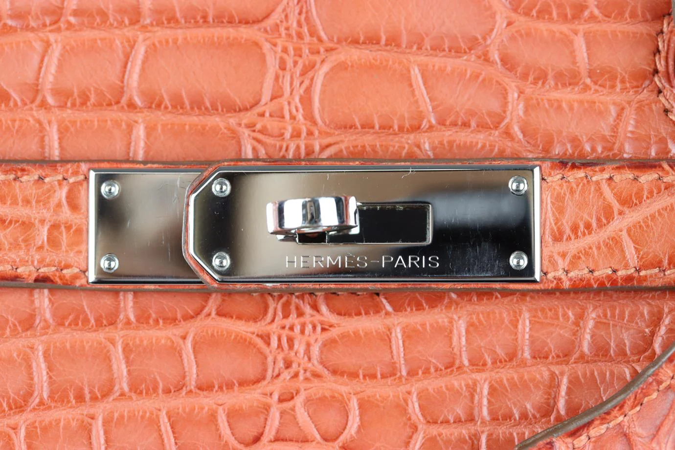 HERMÈS 2011 BIRKIN 40CM MATTE ALLIGATOR MISSISSIPPIENSIS LEATHER BAG - Image 9