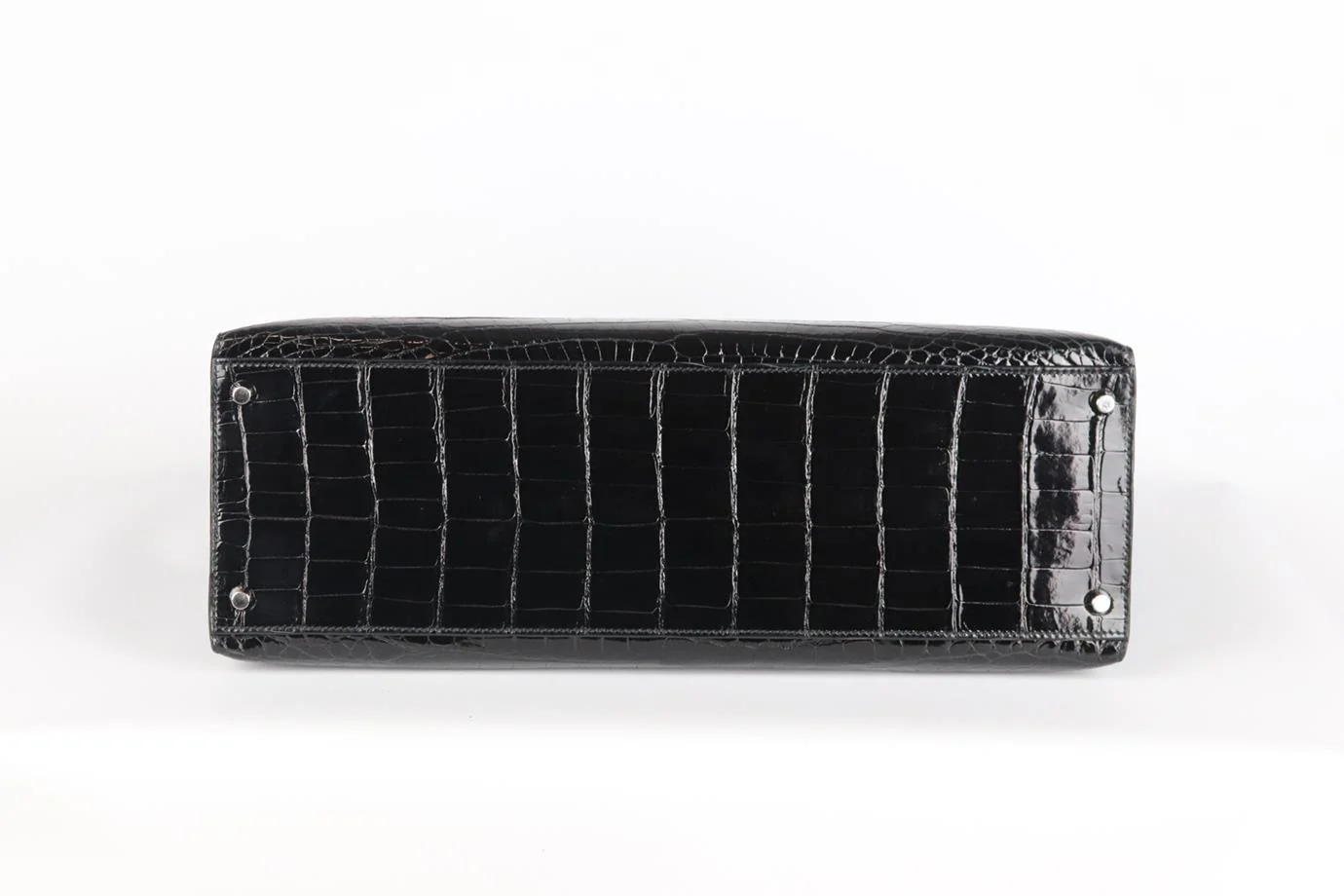 HERMÈS 2011 KELLY SELLIER 40CM CROCODILE PRORSUS LEATHER BAG - Image 7