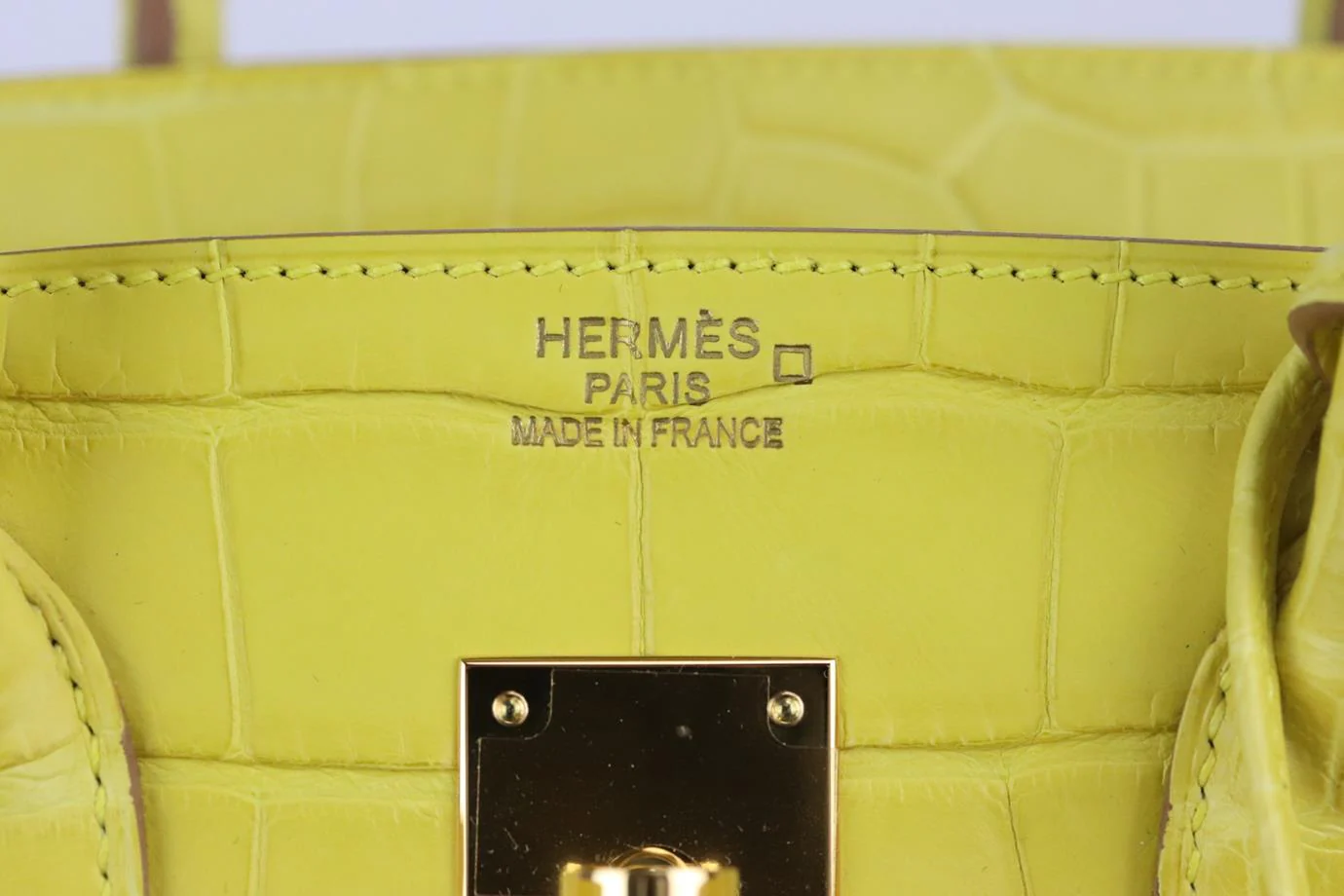 HERMÈS 2013 BIRKIN 35CM MATTE ALLIGATOR MISSISSIPPIENSIS LEATHER BAG - Image 12