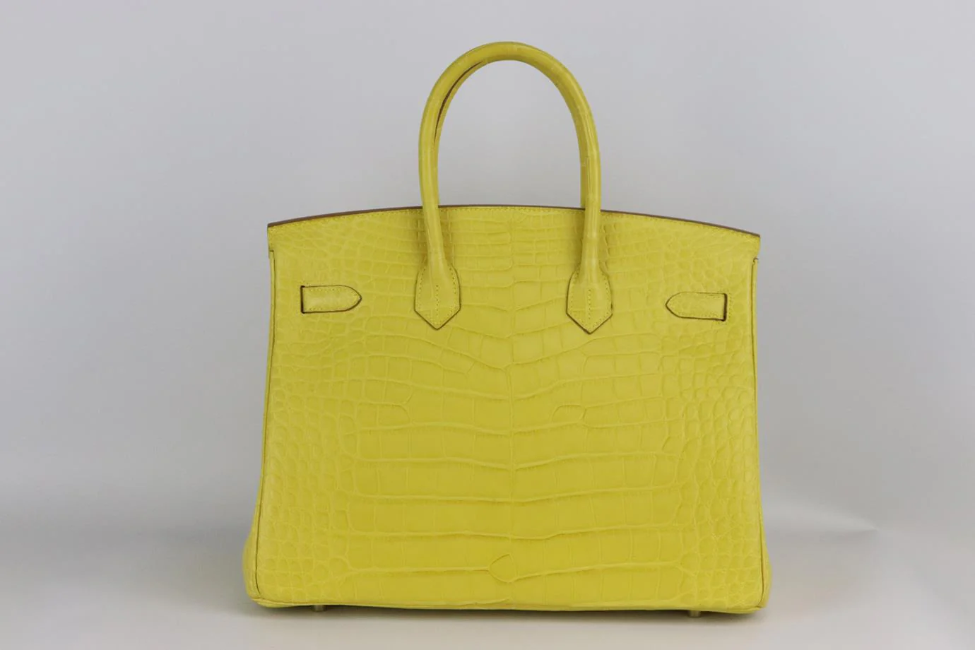 HERMÈS 2013 BIRKIN 35CM MATTE ALLIGATOR MISSISSIPPIENSIS LEATHER BAG - Image 3
