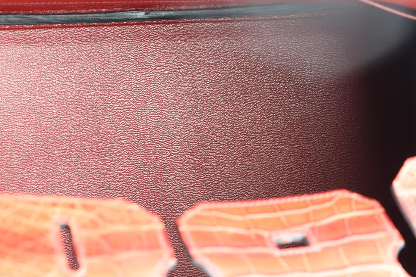 HERMÈS 2013 BIRKIN 35CM MATTE ALLIGATOR MISSISSIPPIENSIS LEATHER BAG - Image 11