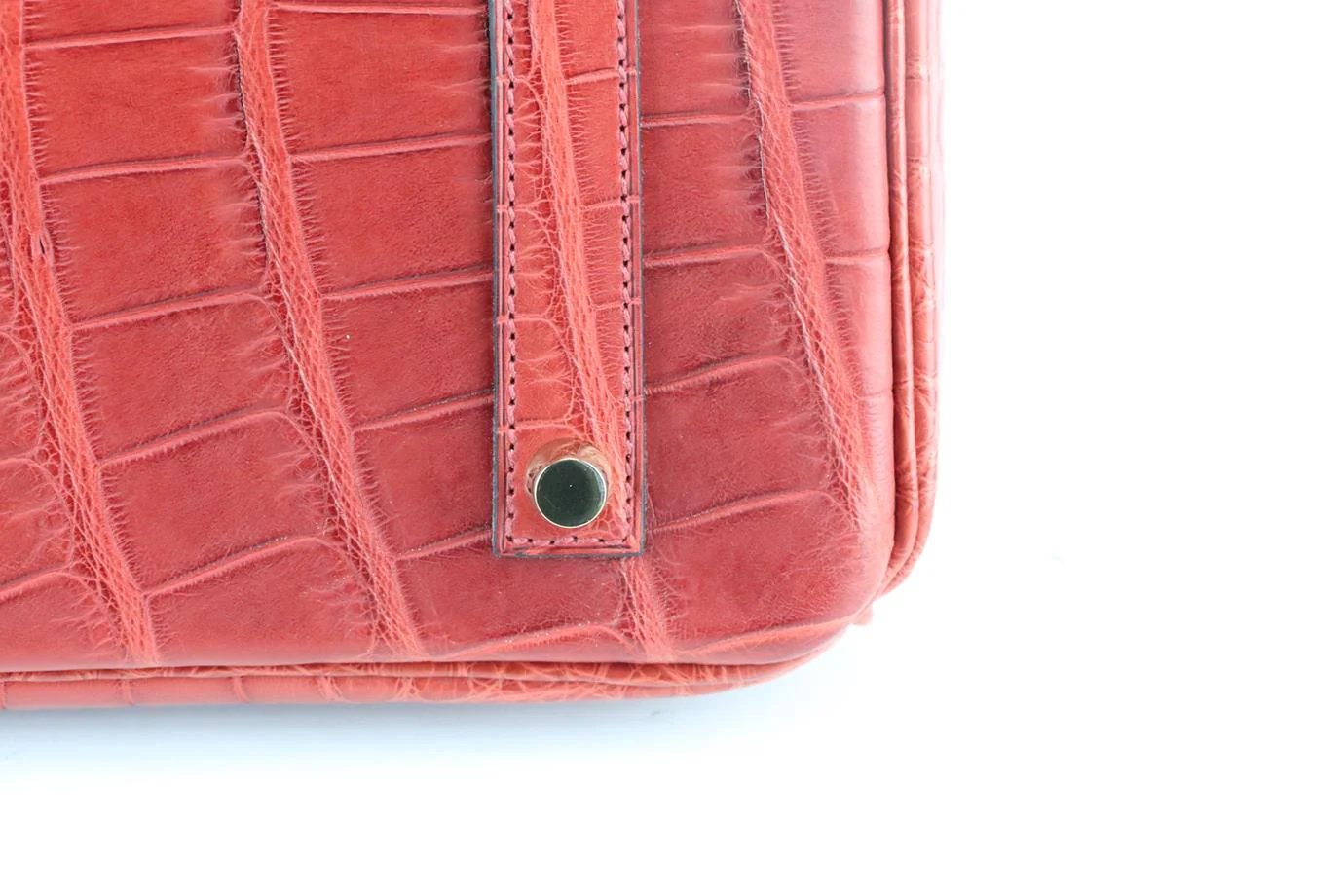 HERMÈS 2013 BIRKIN 35CM MATTE ALLIGATOR MISSISSIPPIENSIS LEATHER BAG - Image 6