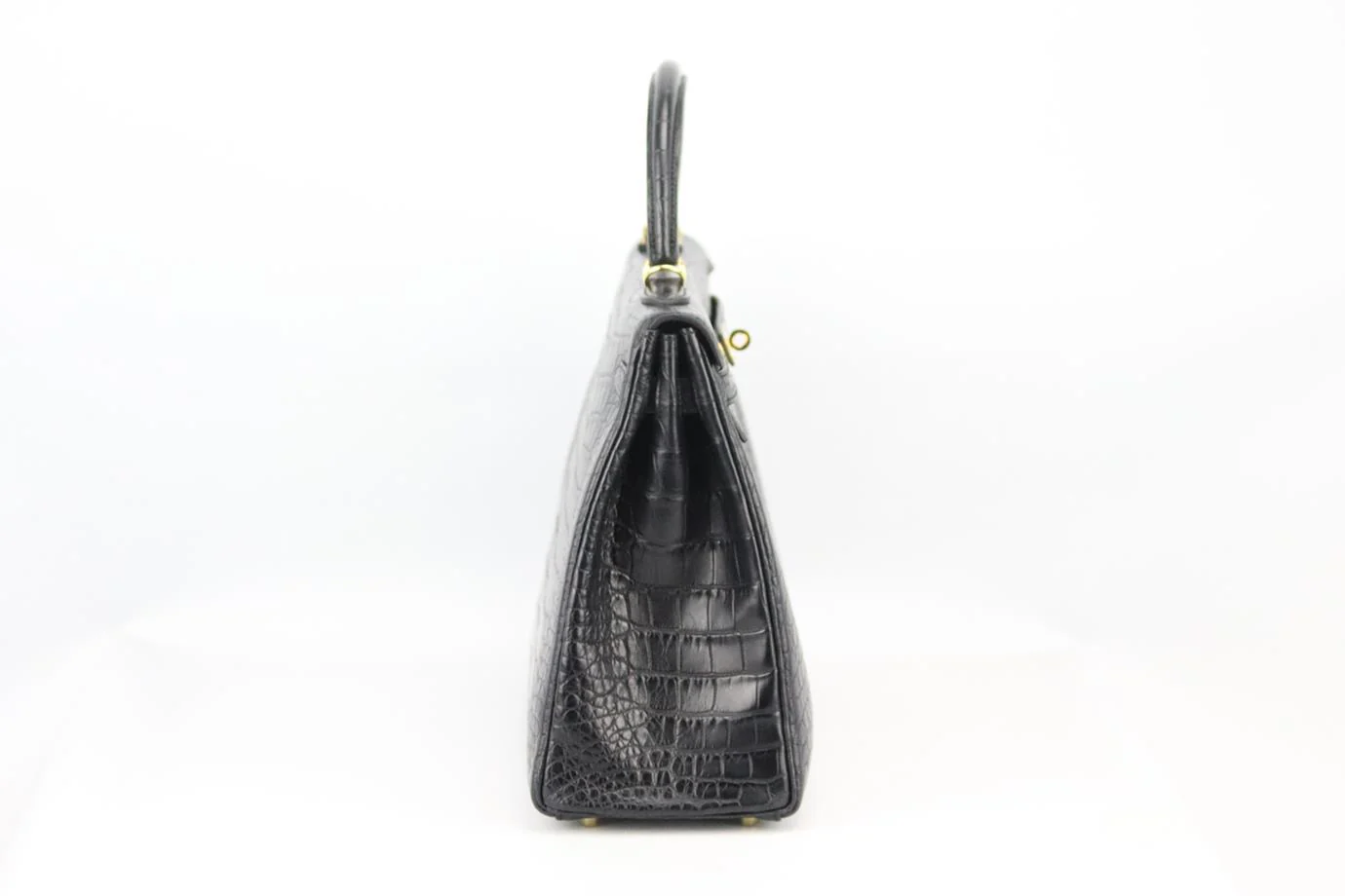 HERMÈS 2013 KELLY 35CM MATTE ALLIGATOR MISSISSIPPIENSIS LEATHER BAG - Image 3