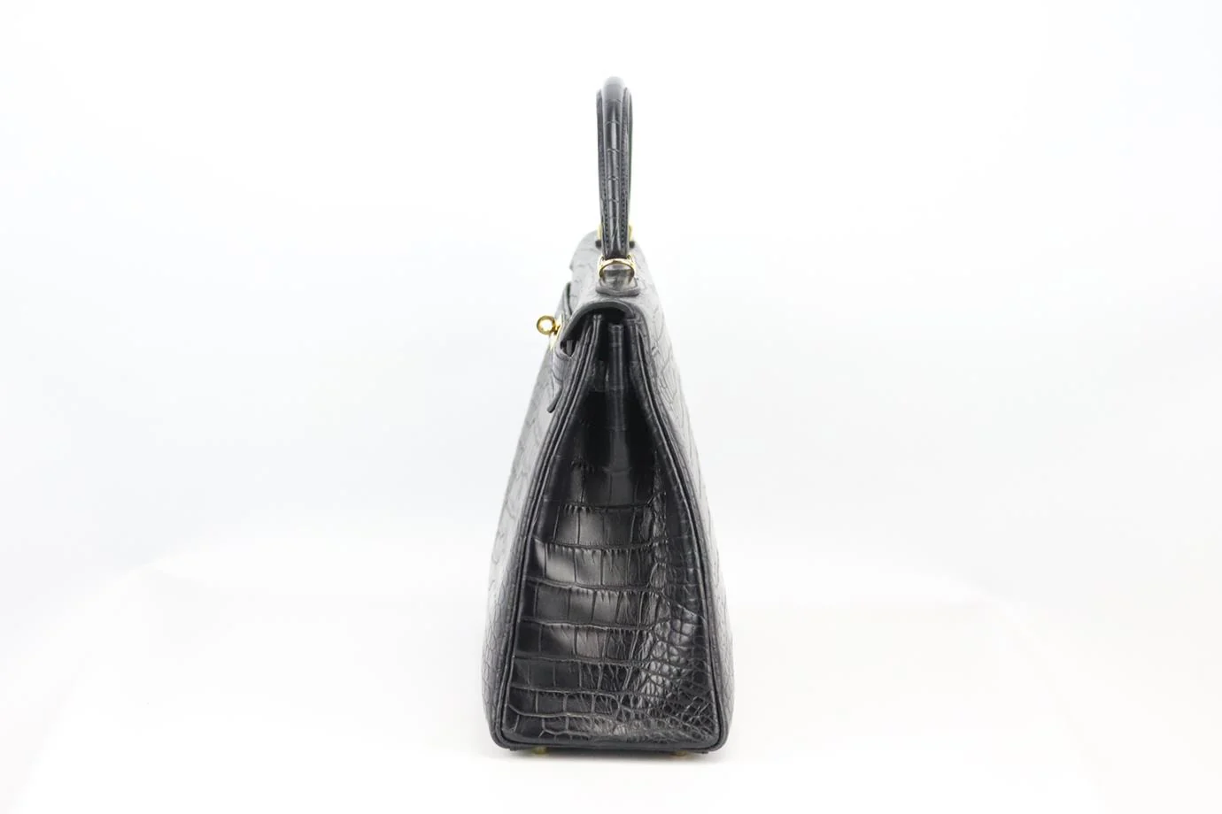 HERMÈS 2013 KELLY 35CM MATTE ALLIGATOR MISSISSIPPIENSIS LEATHER BAG - Image 5