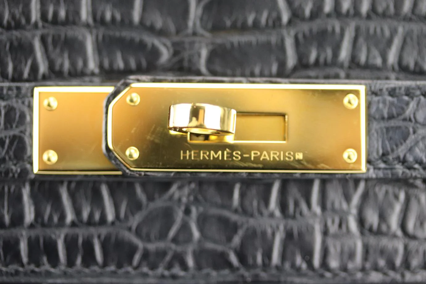 HERMÈS 2013 KELLY 35CM MATTE ALLIGATOR MISSISSIPPIENSIS LEATHER BAG - Image 8