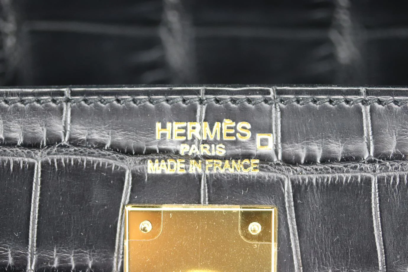 HERMÈS 2013 KELLY 35CM MATTE ALLIGATOR MISSISSIPPIENSIS LEATHER BAG - Image 9
