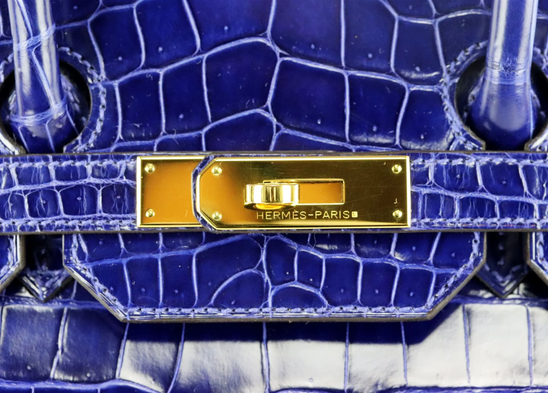 HERMÈS 2014 BIRKIN 35CM POROSUS CROCODILE LEATHER BAG - Image 9
